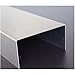 Produktbild U-Profil Edelstahl k240 geschliffen 2000mm lang 0,8mm starke Abdeckprofile Abdeckschienen Mauerabdeckung Zarge Hohlprofil2 Meter (15x45x15mm)