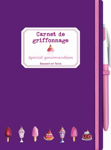Carnet de griffonnage spécial gourmandise: gourmandises, au stylo à bille