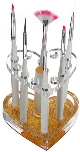 Hrhyme Makeup Nail Art Acrylic UV Gel Pen Holder Brush Organizer Stand Display
