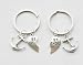 Produktbild Anker Schlüsselanhänger Best Friends Geschenk Set von 2 Best Friend Schlüsselanhänger Best Friends Geschenke nautischen Schlüsselanhänger Anker Schlüssel Ringe Herz Schlüsselanhänger