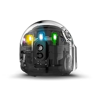 ozobot Robot éducatif et programmable – Enfant, Couleur Noir, 24 x 11 x 10 cm (oz-Evo-Black)