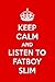 Produktbild Keep Calm And Listen To Fatboy Slim: Fatboy Slim Designer Notebook