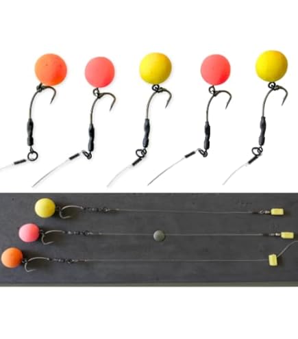 SF Pesca Alla Carpa Pronto Legato Ronnie Rig Spinner Rig Con 12 - Foto 2
