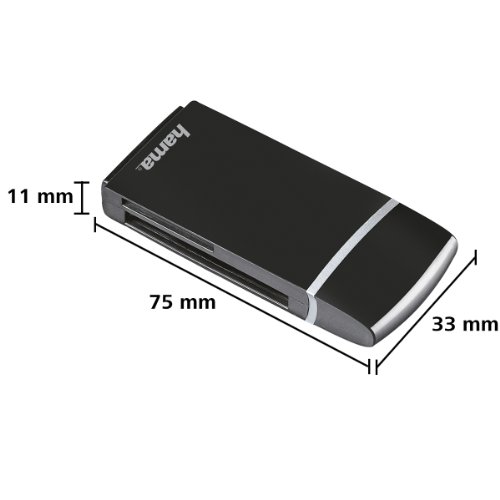 Hama Kartenleser (SD/SDHC/SDXC, microSD/SDHC/SDXC, CompactFlash Typ I, USB 3.0), schwarz - 4