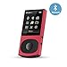 Produktbild 8GB Bluetooth MP3 Player, Metall FM Radio Musik Player, unterstützt 128GB Micro SD Speicherkarte, von AGPTEK C3, Rot
