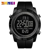 Easy Go Shopping Dual Time Multi-Funktions-Wasserdichte Student elektronische Uhr Outdoor Sports Mode Countdown Herrenuhr (Color : 2)
