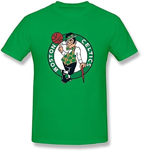 Custom Cotton Shirts For Man-Boston Celtics Logo Medium
