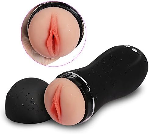 V-aginal M-asturbation Male Reusable S-ex T-oy - Flexible Realistic M-asturbation 10 Frequency Vibrating Strap Sound USB Charging