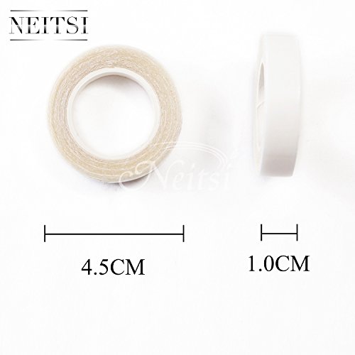 1  rollo de doble cara de Neitsi    color azul intenso  rollos de cinta de 3  m para extensiones de pelo