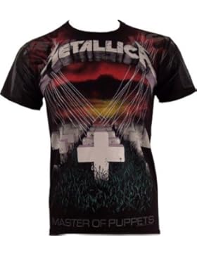 Metallica Master Of Puppets - Faded Allover T-Shirt schwarz