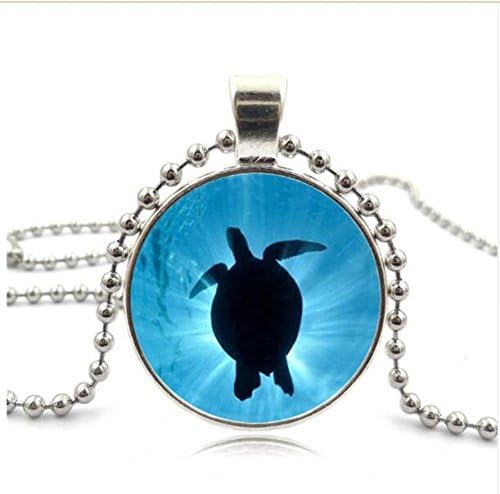 Handmade Man Necklace Arc Reactor Pendant Tony Stark Armor Suit Jewelry Avengers Blue Power Pendants Round Glass kids gift (C)