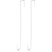 Mdvora Lot De 1/2/4 Crochets De Porte, Noir/blanc, Courts/longs