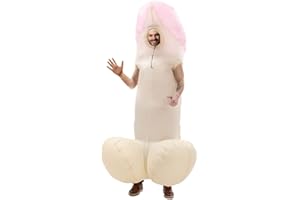 Echden Costume Gonflable Adulte Costume Gonflable une Pièce Vêtements Drôles pour La Fête de Célibataire de Halloween Blow Up