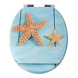 Der Toilettendeckel verfügt über ein hochwertiges und langlebiges Scharnier mit Soft-Close Absenkautomatik. Der Deckel wird vollautomatisch geschlossen, durch leichtes Berühren wird es sanft und geräuschlos geschlossen.