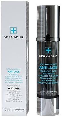 Professional Skin Concentrate Anti-Age Hyaluronic Acid Concentrate with added Collagen and Mineral Salt obtained from Karlovy Vary Springs 50 ml Made in Czech Republic