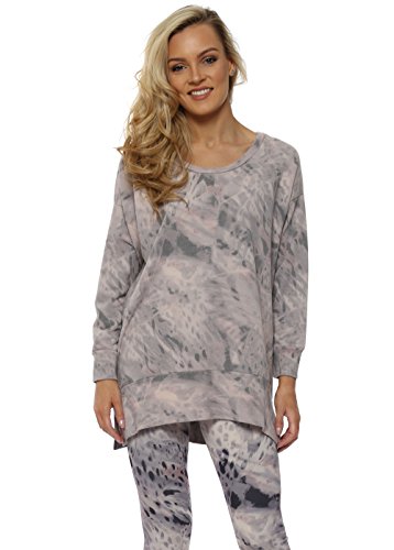 A Postcard From Brighton Raquel Chalk Rain Shadow Oversized Sweater S/M Baby Pink