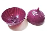 ETGtek 1pcs New Onion Saver Storage Container Purple Keep Onion Fresh in Fridge