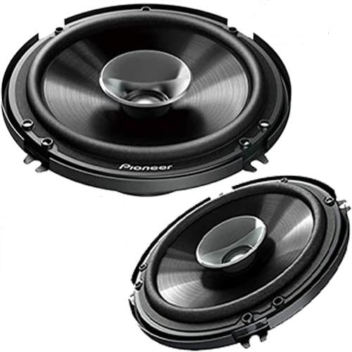 Pioneer Car Speaker TS-G1610S-2, 16 cm Speakers with Dual Cone Max Wattage 280W Nominal Wattage 40W,High Rigidity PP Cone.