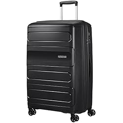 American Tourister Sunside Spinner 77 Extensible, 4.5 KG, 106/118L, Noir (Black)