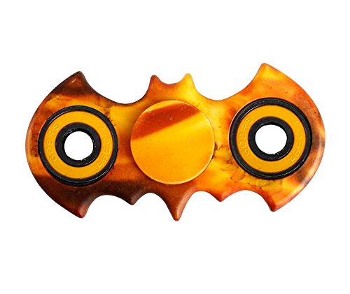 8*4cm Bat Design Fidget Hand Spinner Toy ABS Plastic with Metal bearings Figit EDC Spinner Focus Toys Stress Reducer Killing Time for Kids (D)