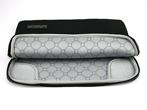 luftstoff® PHANTOM, Macbook 12 Hülle ★ schwarz aus original AIRBAG-Material, extrem reiss- und scheuerfestes Sleeve ★ absolut passgenaue Tasche, neues Retina-Zubehör – 2016 Amazon Promotion - 3