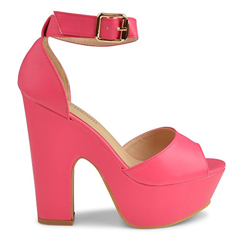 pink high heel sandals uk