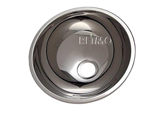 Preisvergleich Produktbild Spüle Edelstahl rund 26cm