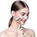 Produktbild bulary grün Jade Roller, Kratzen Teller Gua Sha Massage Werkzeug Natürliche Jade Kit Face Lifting, Anti-Aging, Anti-Falten