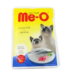 Me-O Adult Cat Food, Ocean Fish, 80 g (Pack of 12)
