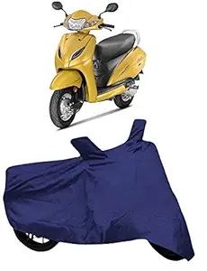 DRIZE Mascot Two Wheelers Cover for Honda Activa 5G Extra Surface Body Protection Cover Waterproof (Blue and RED)