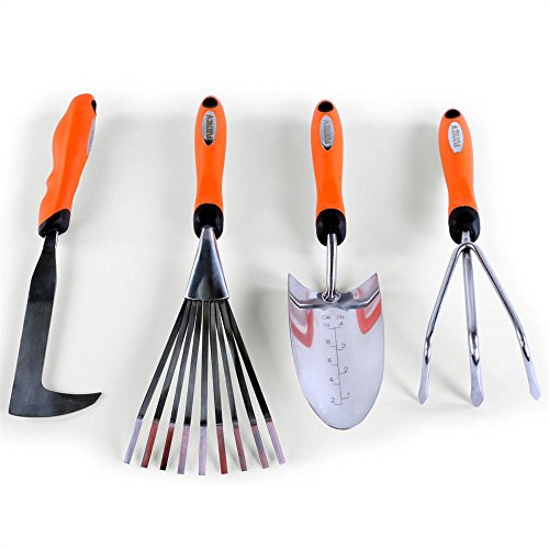 FUXTEC 4er Set Premium Handgartenwerkzeug - 3