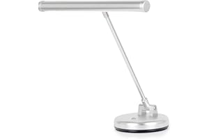 Showlite 32356 - Lámpara de piano LED, color plateado mate