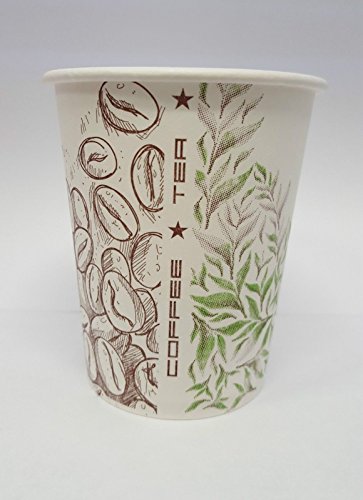 spécifications 500stück Gobelet à Café hartpapie Tasse de carton Gobelets 180 ml Coffee/Tea