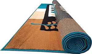 Atm Carpet Home Decore Acrylic Carpet for Your Living Room & Drawing Room Aywhere in Your Home ( 150x210 Blue Colour)- 5x7 Feet