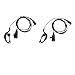 Produktbild Sharplace 2 Stk. 2 Pin Ohrhaken G Förmig Ohrmüschel Kopfhörer Headset Walkie Talkie für Kenwood Baofeng