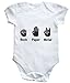 HippoWarehouse Rock Paper Metal baby vest boys girls