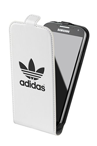 Adidas BXAD15680 - Funda flip con tapa para Samsung Galaxy S4  Blanco Negro