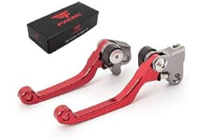 FXCNC CNC Aluminum Dirt Bike Pivot Brake Clutch Lever Set for CRF125F CRF 125F 2014 2015 2016 2017 2018 2019 2020