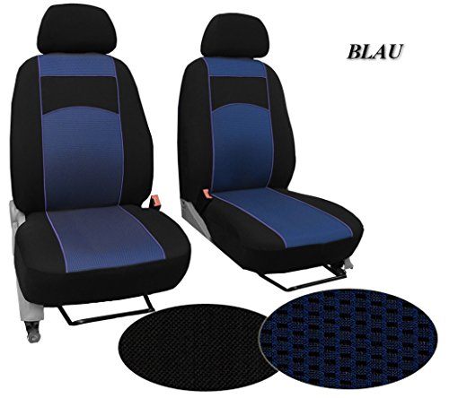 Maßgefertigter Sitzbezug, Modellspezifischer Sitzbezug Fahrersitz + Beifahrsitzer Für MERCEDES VITO W639. Super Qualität, STOFFART VIP. In diesem Angebot ROT (Muster im Foto). - 2