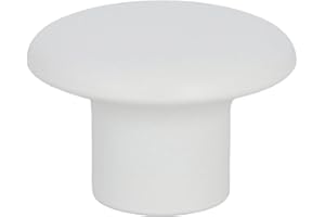Gedotec Möbelknöpfe für Kinderzimmer | Durchmesser 32 mm | Farbe Weiss | 1 Stück | Möbelgriffe Kunststoff | COLOUR | Schrankknöpfe bunt | Möbelknauf Kinder | moderne Griffe Möbel | Schrankknauf