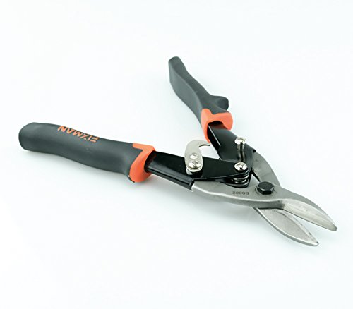 Blechschere, Schneide aus CrV-Stahl, 260 mm, Farbe : schwarz/orange - 4