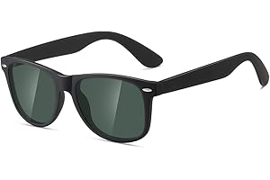 kimorn Polarizado Gafas De Sol Clásico Unisexo Cuerno Rimmed Años 80 Retro AE0300