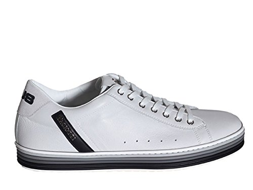 Cesare Paciotti Paciotti 4us Scarpe Sneaker Uomo RRFU1SZ Softly-Calf 301 White-Black Primavera Estate 2018