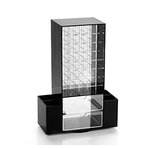 Lippenstiftständer für ca. 80 Lippenstifte Nagellackständer Mascaraständer Kosmetikständer Kosmetikaufbewahrung Lippenstifthalter Pinselhalter Pinselständer Ständer Acrylständer Aufbewahrungsbox Aufbewahrung für Lippenstifte von der Marke MyBeautyworld2 - 6