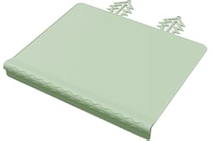 IYYI Tovaglietta in silicone con bordo protettivo per la dentizione e fermo antiversamento - Lavabile in lavastoviglie, tappetino antiscivolo con ventosa per neonati, bambini piccoli e bambini (Green)