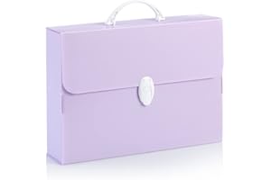 Favorit Every Line, Valigetta Unisex Adulto, Pastel Lilla, 27x37,5x8