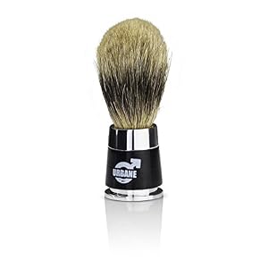 Urbane Men Pure Badger Metal Handle Shaving Brush SB370 - Image 2