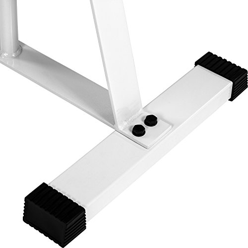MOVIT® Hantelscheibenständer, Farbwahl: schwarz oder weiß, bis 250 kg belastbar, 7 Stangen - 4