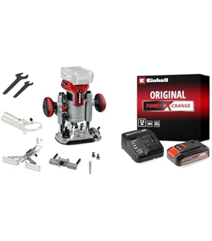 Einhell TP-RO 18 Set Li BL - Solo, Kömürsüz Akülü Dik & Kenar