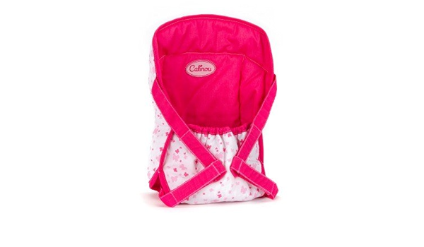 Calinou Porte Bebe Pour Poupons 30 A 42 Cm Fushia Amazon Fr Jeux Et Jouets